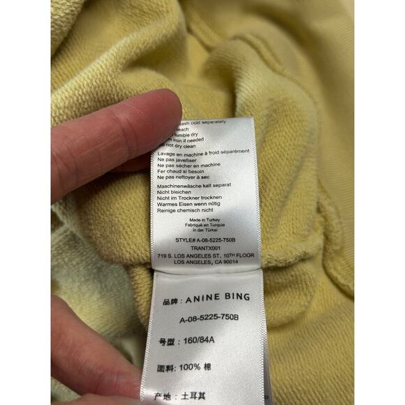 Anine Bing Jaci Los Angeles sweatshirt SMALL - Picture 9 of 9